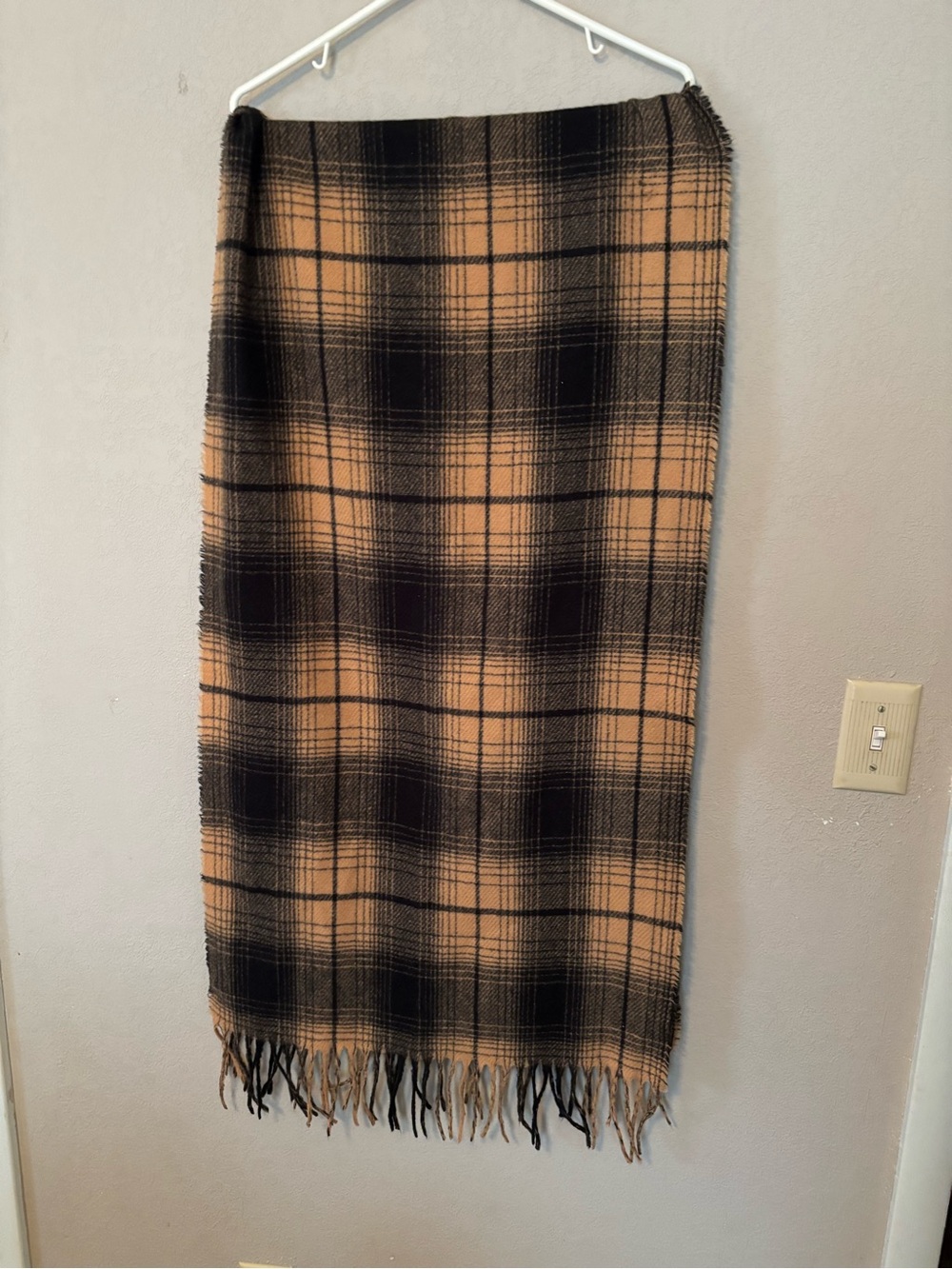 Steve Madden Large Plaid Scarf